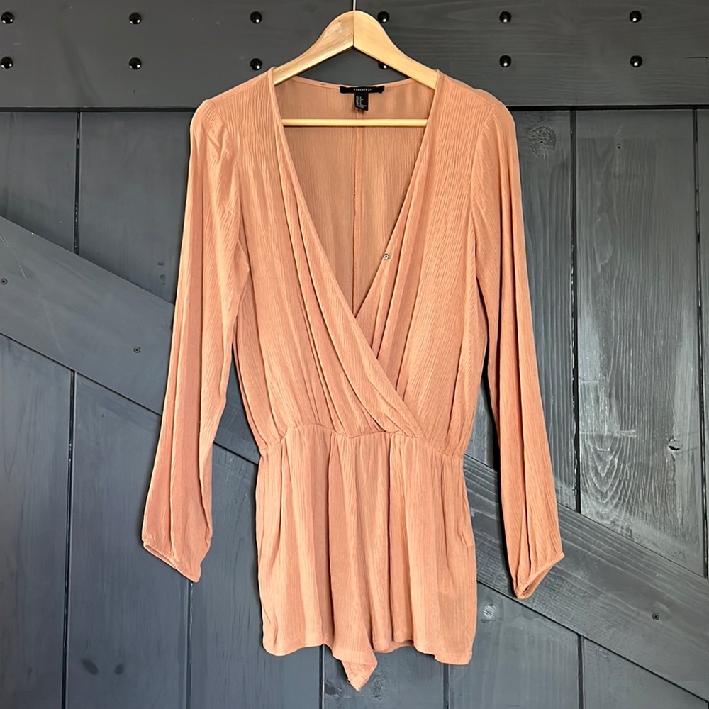 Forever 21 Long-Sleeve Romper